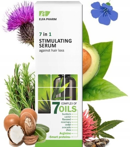 SÉRUM CAPILLAIRE ELFA PHARM 7 HUILES STIMULANT CONTRE LA CHUTE DES CHEVEUX 7 EN 1 100 ML