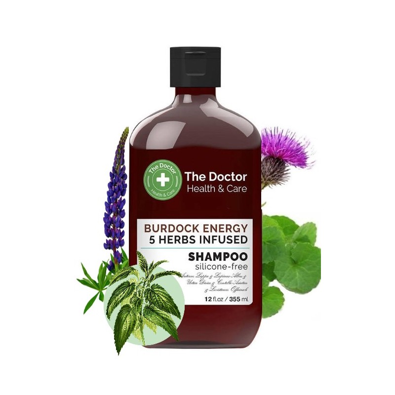 [TDR1743] The Doctor Health&Care Shampoing à 5 herbes Bardane Energy 355 ml