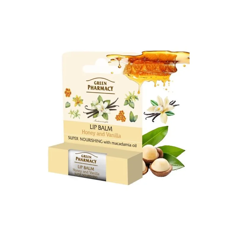 Baume à lèvres avec SPF10 - Miel et vanille
