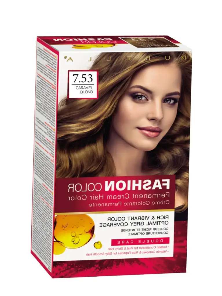 Rubella Fashion Color 7.53 Caramel blond 