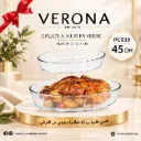 Sur une commande de 65 points 2 PLATS A FOUR OVAL EN VERRE à 45Dh
