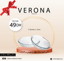 Sur une commande de 107 points 2 moules A tarte en verre 30cm et 27 cm à 49DH